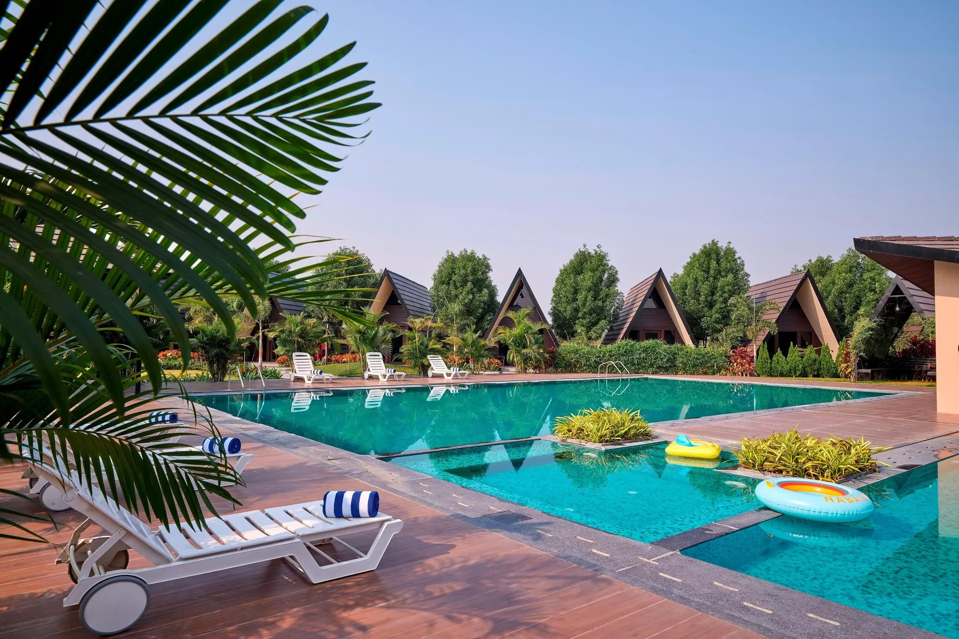 Poolside of Regenta Resort Vindhyachal