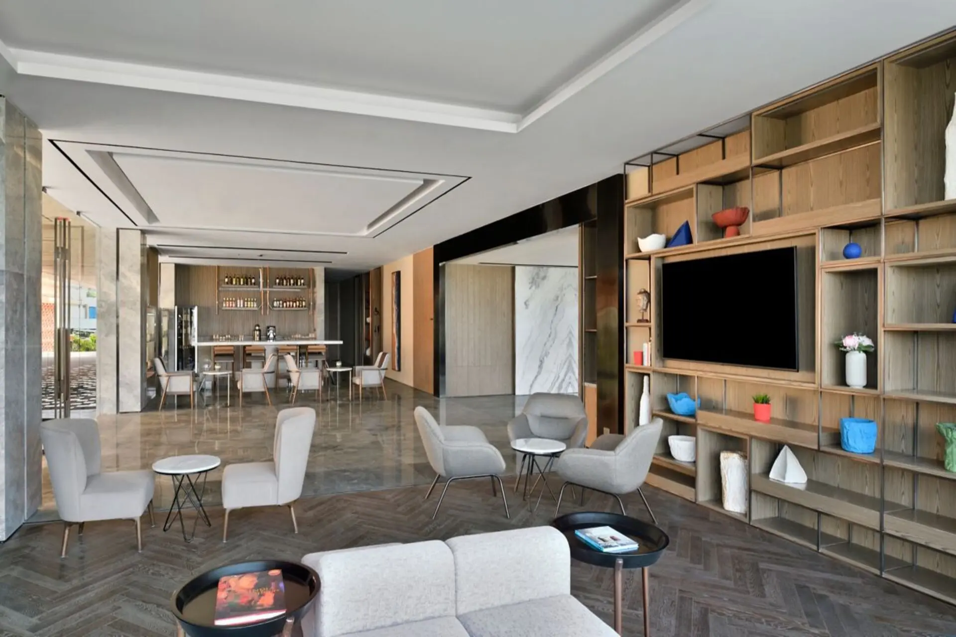 Lobby Area of Marriot Executive Apartments