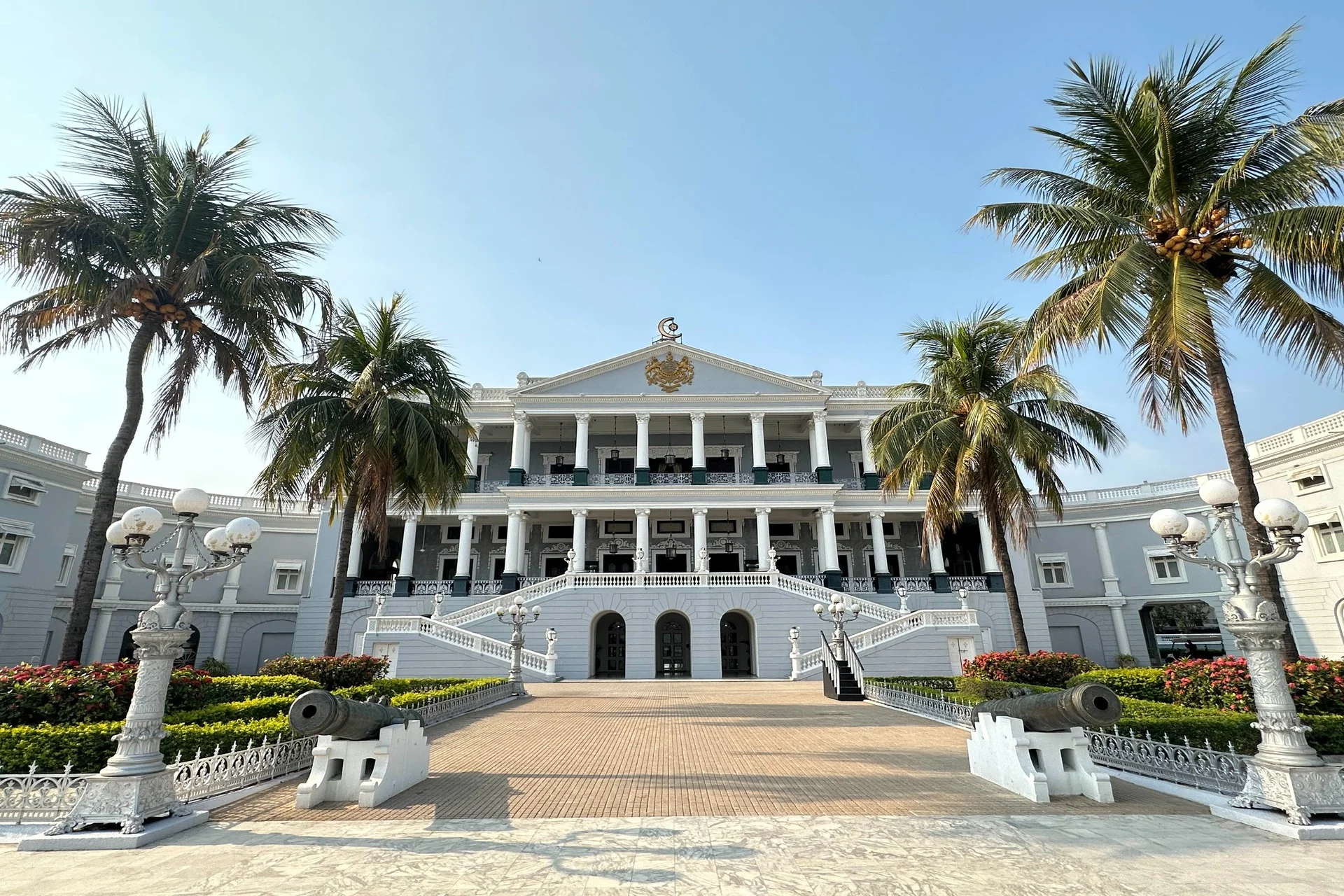 Facade of Taj Falaknuma Palace